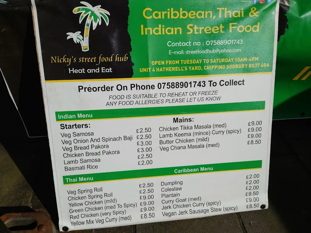 Menu_NICKY'S STREET FOOD HUB_Chipping Sodbury_imagen_1