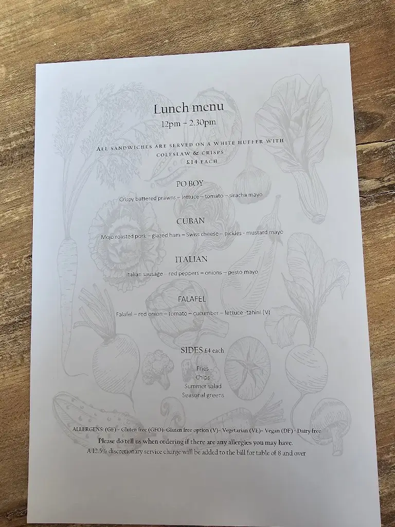 Menu_The Fountain_Claydon_image_4