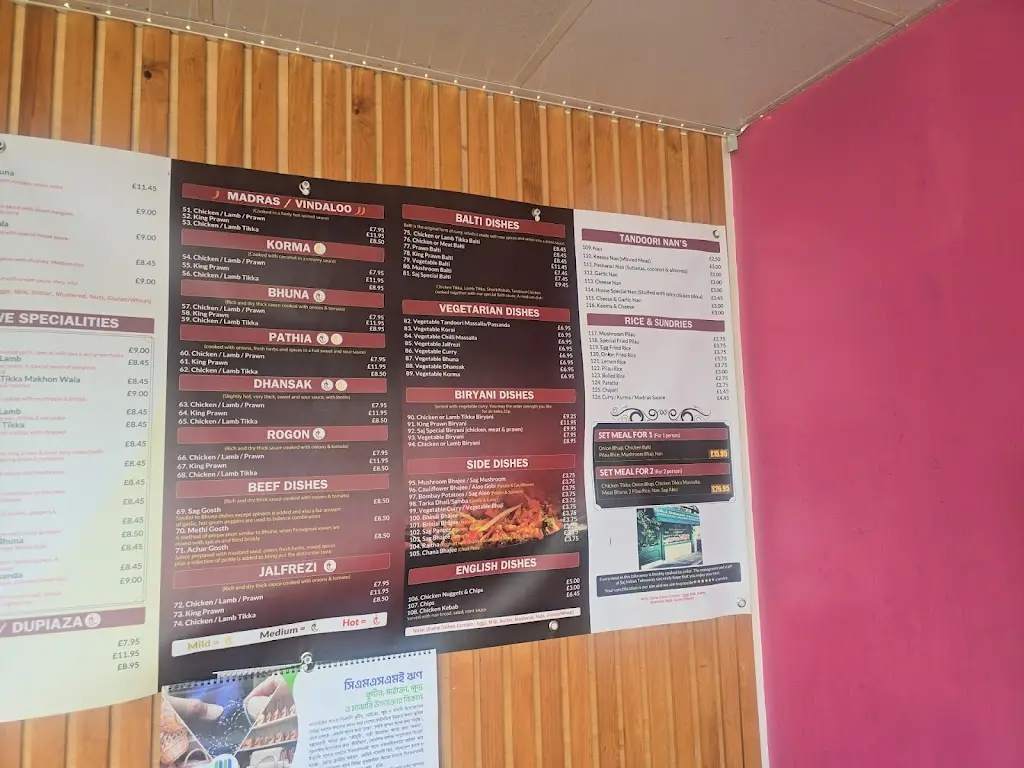 Menu_Saj Indian Limited_Cinderford_image_4