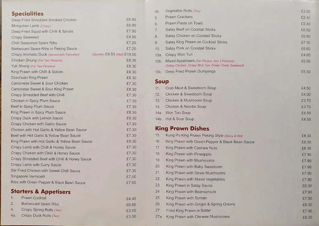 Menu_Lotus Restaurant_Cinderford_image_4