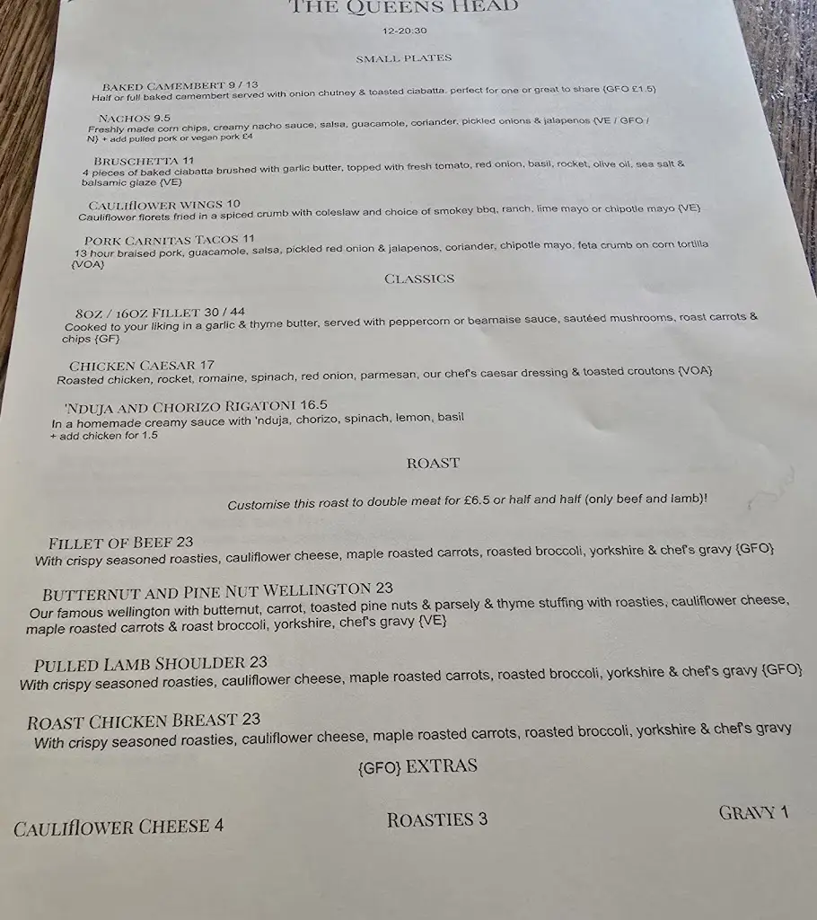 Menu_The Queen's Head_Churt_image_2