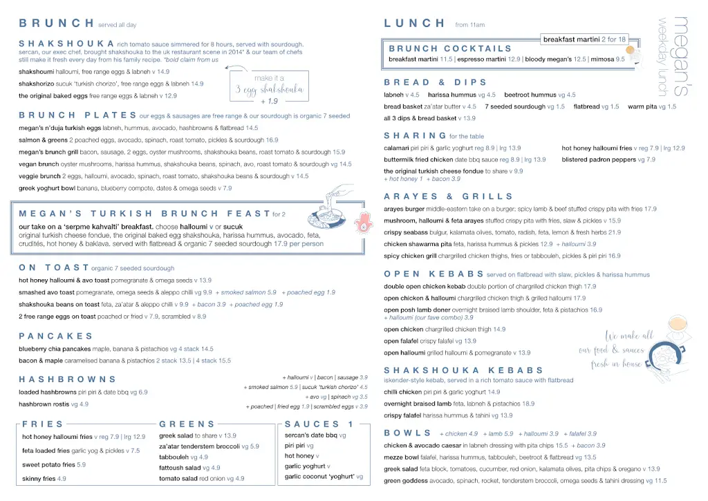 Menu_Megan's Clapham Old Town Restaurant _Clapham_image_4