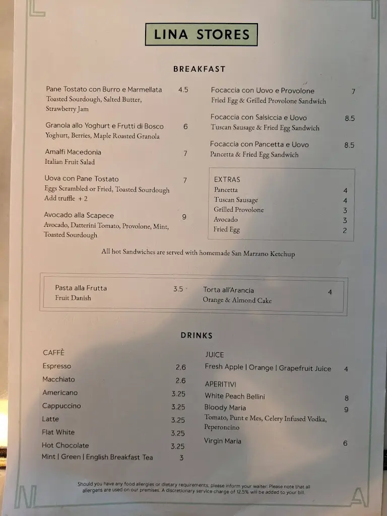 Menu_Lina Stores_Clapham_image_1