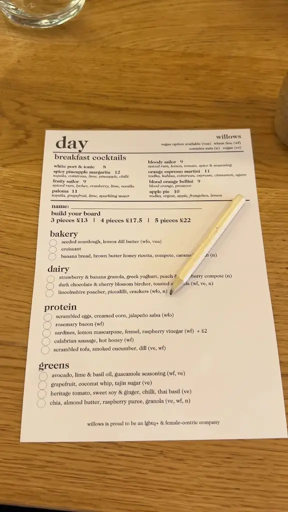 Menu_Willows_Clapham_image_1