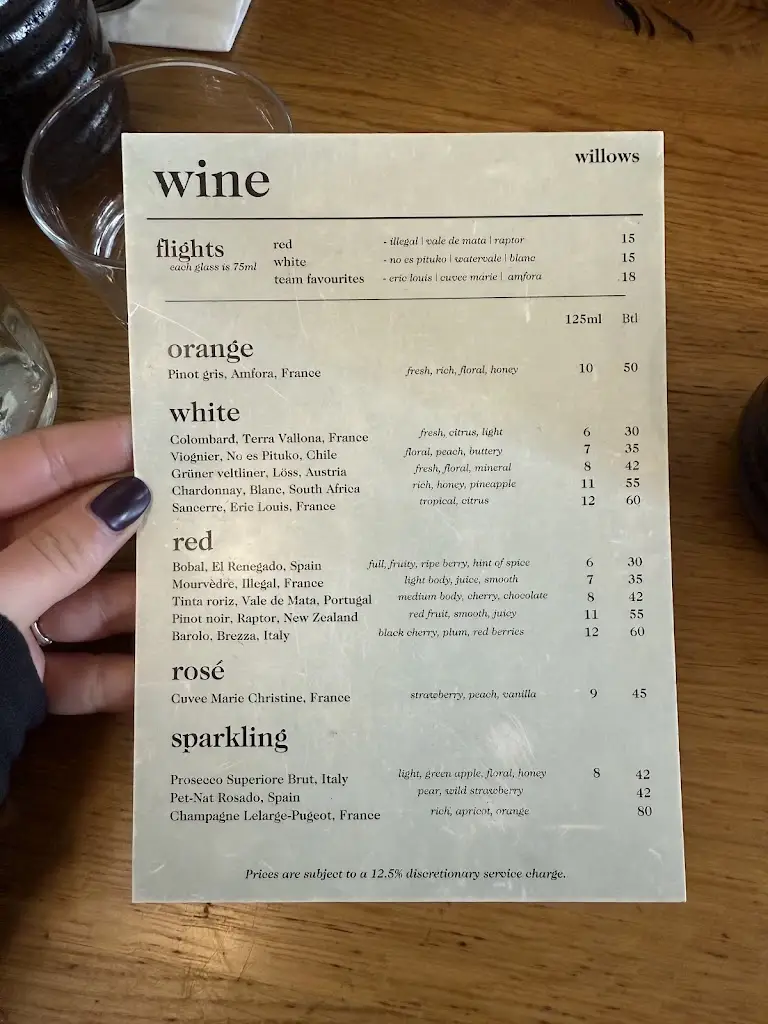 Menu_Willows_Clapham_image_3