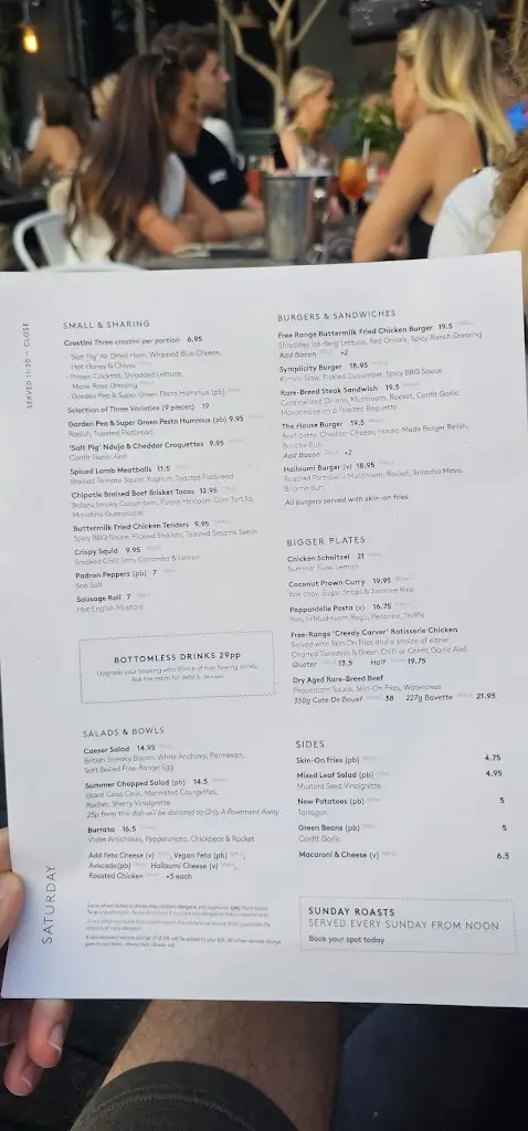 Menu_No 32 The Old Town_Clapham_image_2