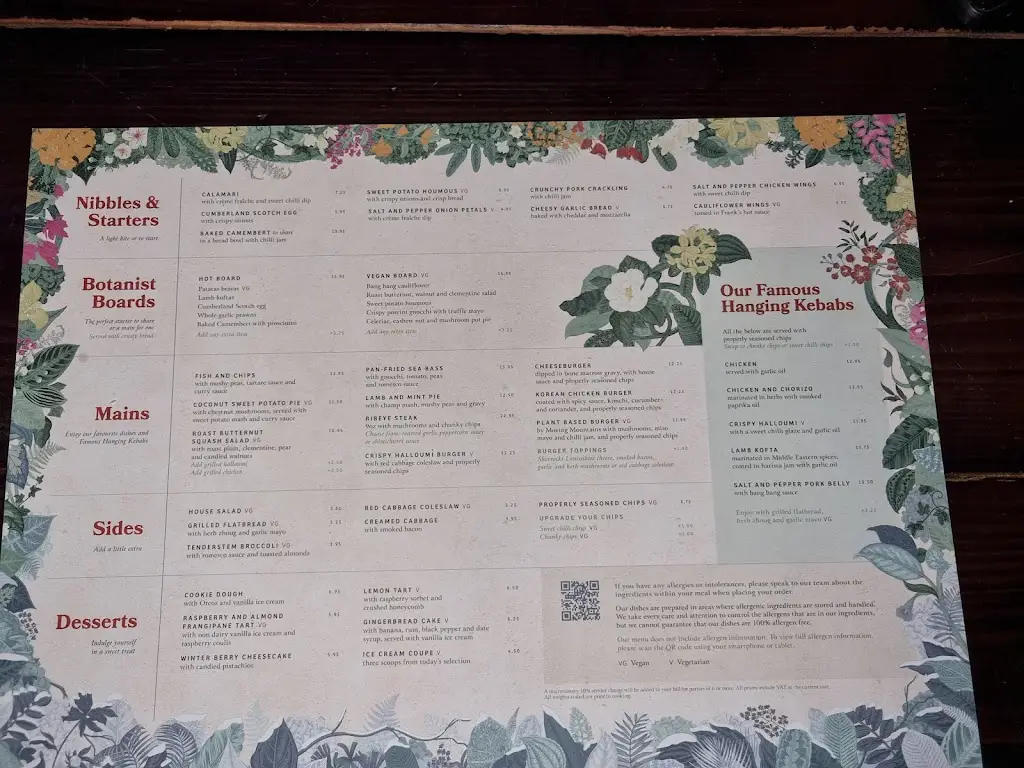 Menu_The Botanist Trinity Leeds_City and Borough of Leeds_image_2