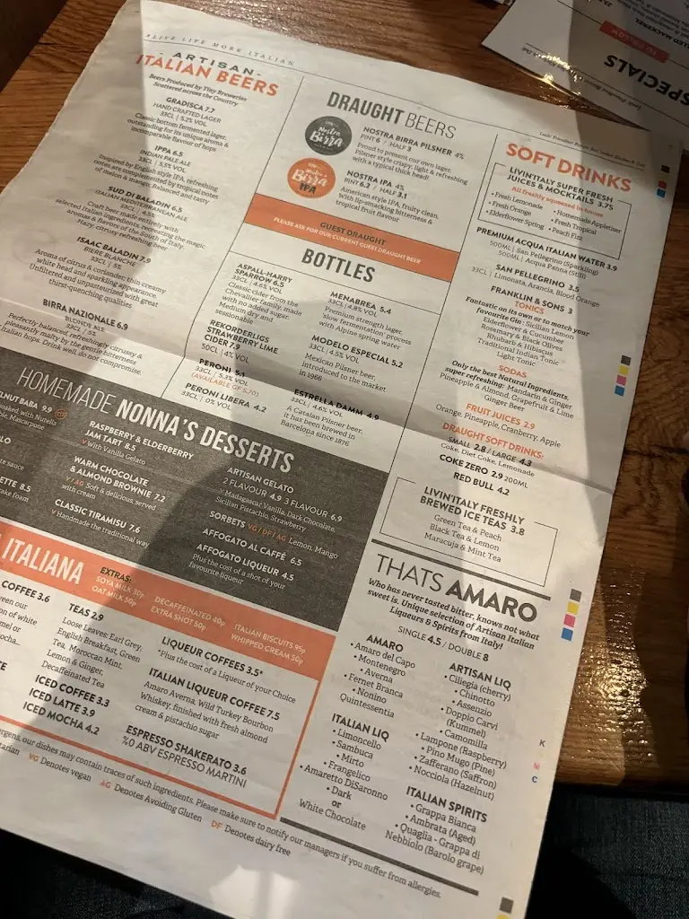 Menu_LIVIN'Italy_City and Borough of Leeds_image_3