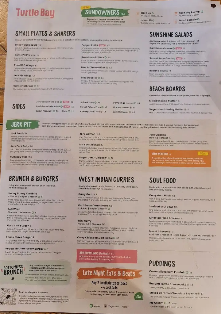 Menu_Turtle Bay Leeds_City and Borough of Leeds_image_1