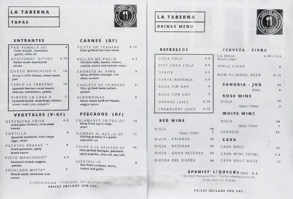 Menu_La Taberna Leeds_City and Borough of Leeds_image_4