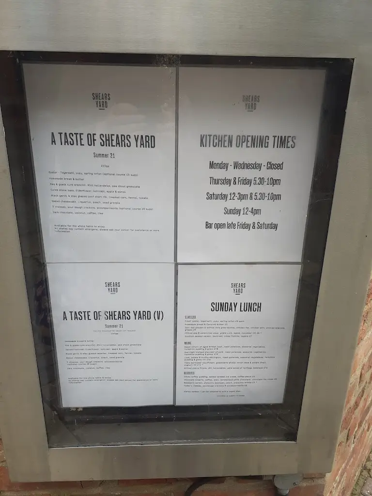 Menu_Shears Yard_City and Borough of Leeds_image_4