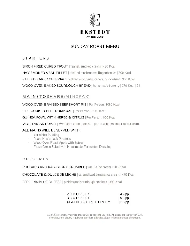 Menu_Ekstedt at The Yard_City of London_image_2