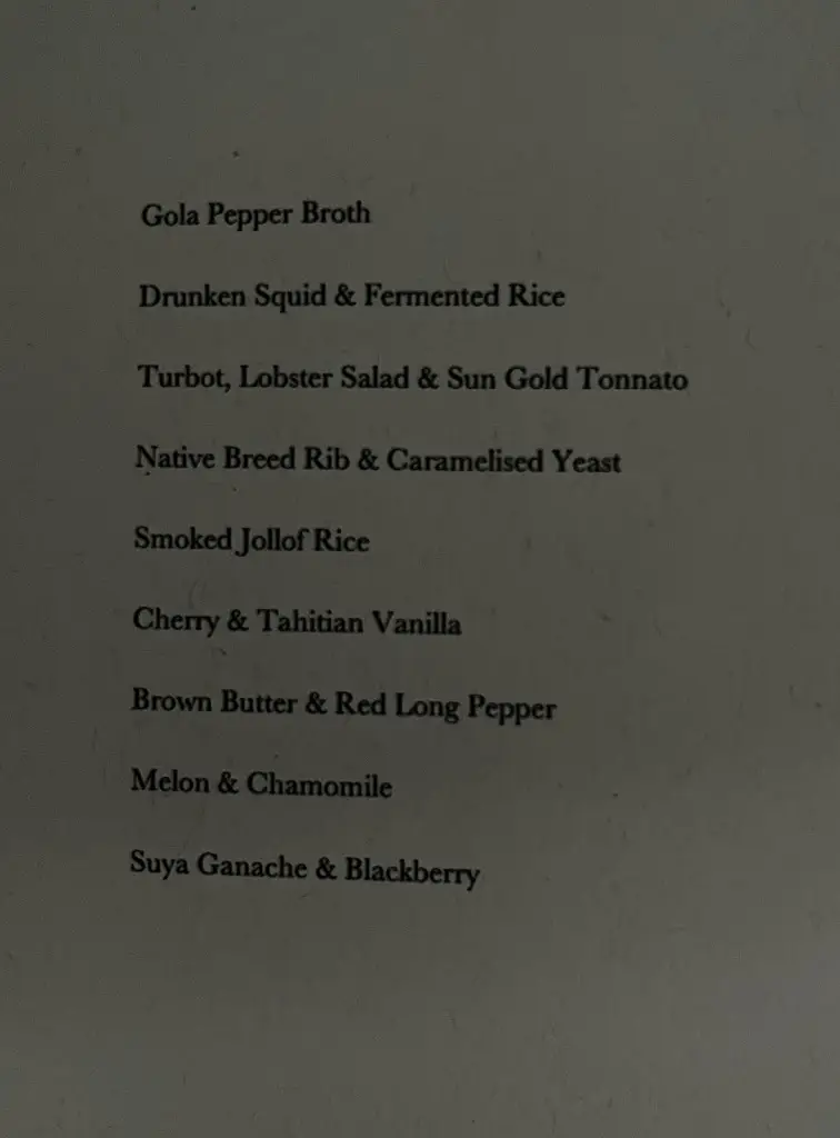 Menu_Ikoyi Restaurant_City of London_image_1