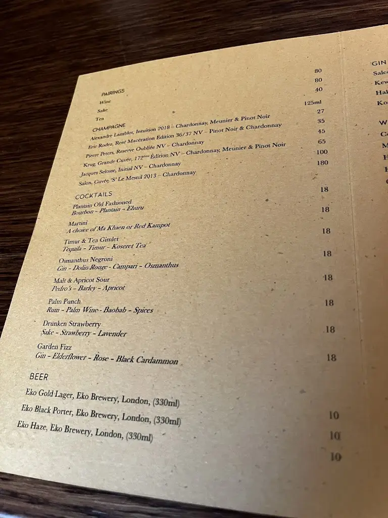 Menu_Ikoyi Restaurant_City of London_image_4