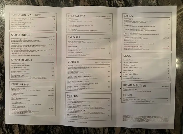 Menu_Bob Bob Ricard Soho_City of London_image_1