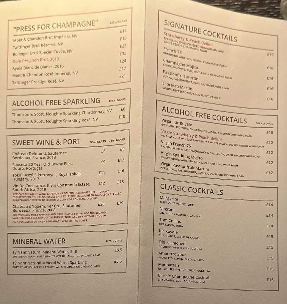 Menu_Bob Bob Ricard Soho_City of London_image_3