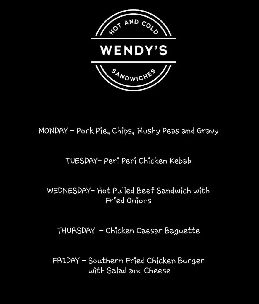 Menu_Wendy's Sandwich Shop_Clayton West_image_3