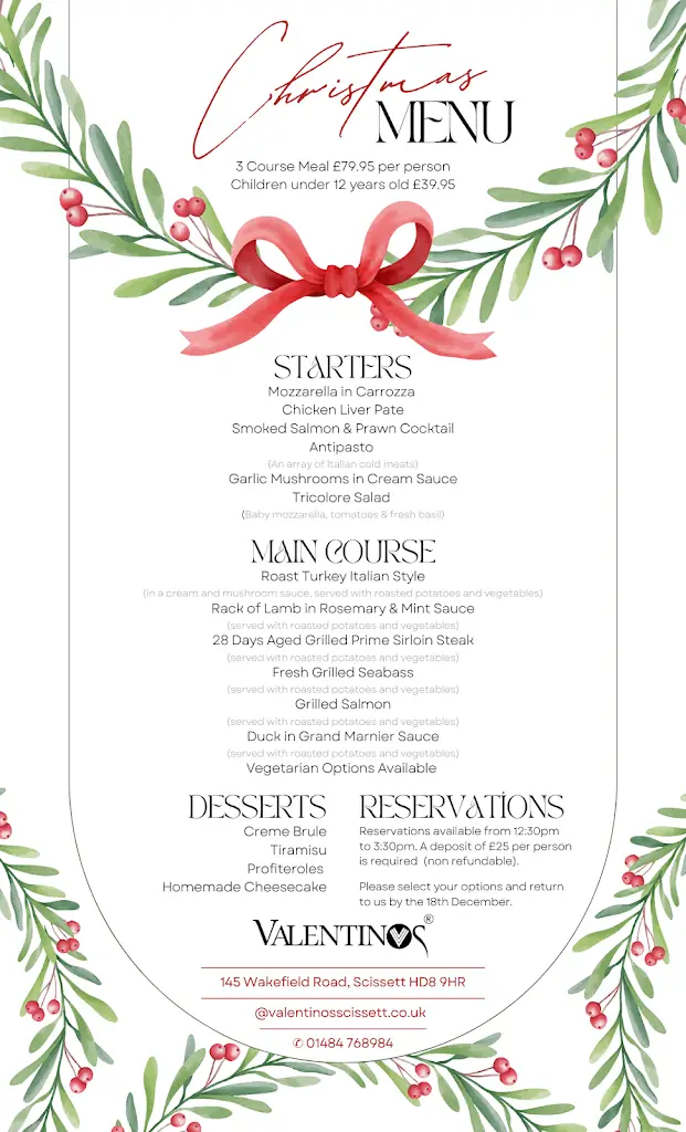 Menü_Valentinos Scissett_Clayton West_Bild_1