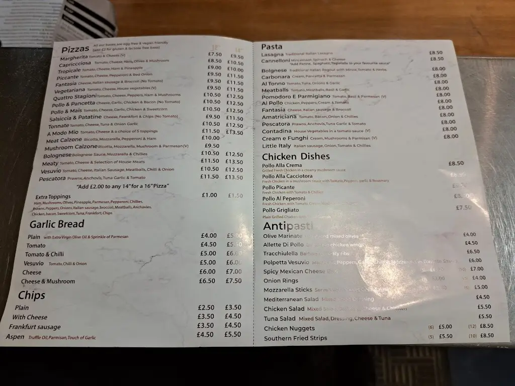 Menu_Francesco’s In Clayton_Clayton le Moors_image_4