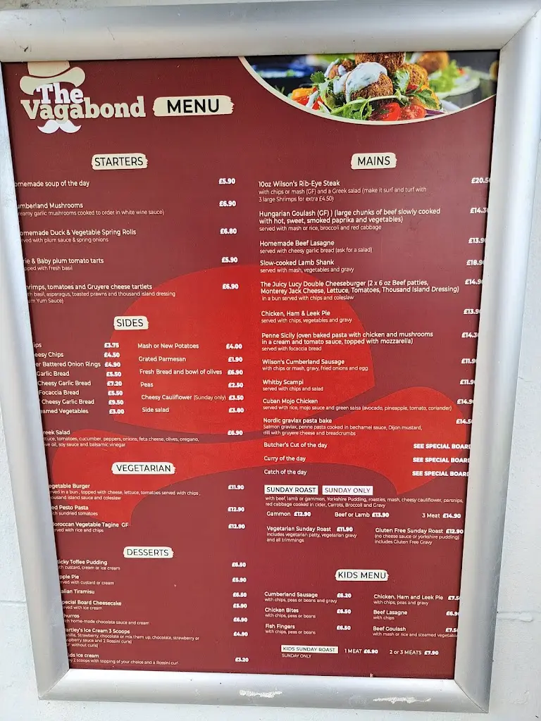 Menu_The Vagabond_Cleator Moor_imagen_2