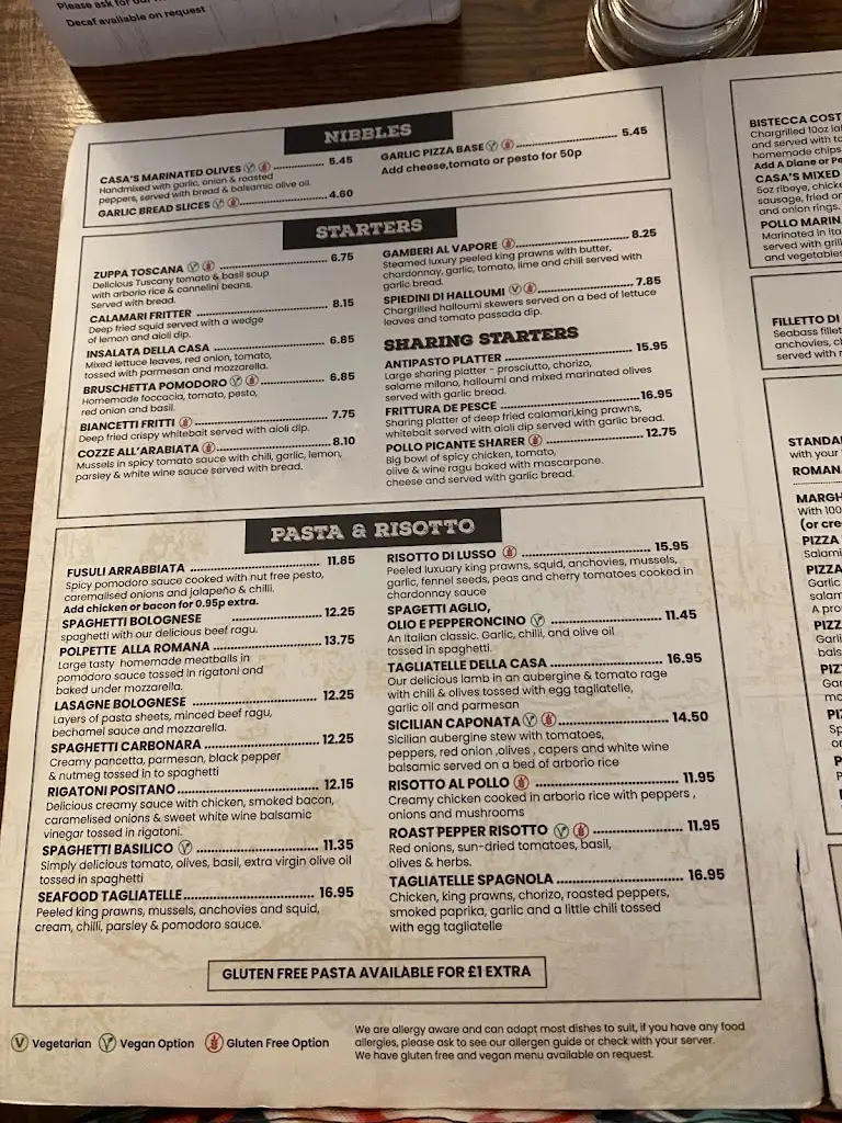 Menu_Casa a Roma_Cleator Moor_image_2