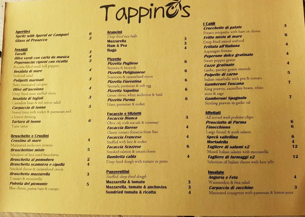 Menu_Tappino's_Cleckheaton_image_2