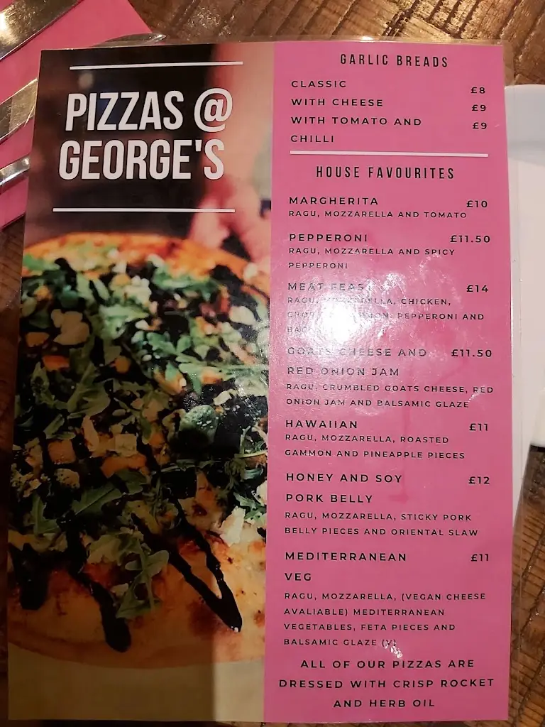 Menu_George‘s Bistro & Bar_Cleckheaton_image_4