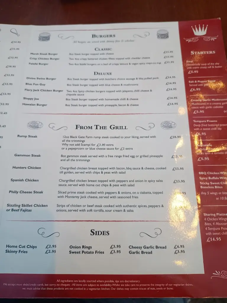 Menu_The Marsh_Cleckheaton_image_3