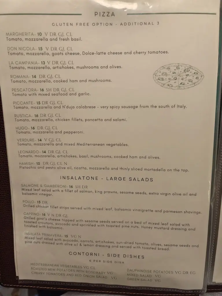 Menu_La Campania_Arundel_image_1