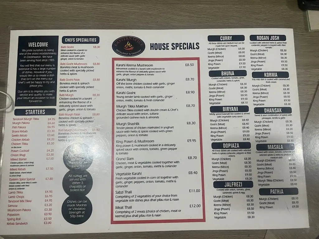 Menu_Eastern Spice_Cleckheaton_image_2