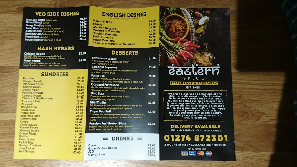 Menu_Eastern Spice_Cleckheaton_image_3