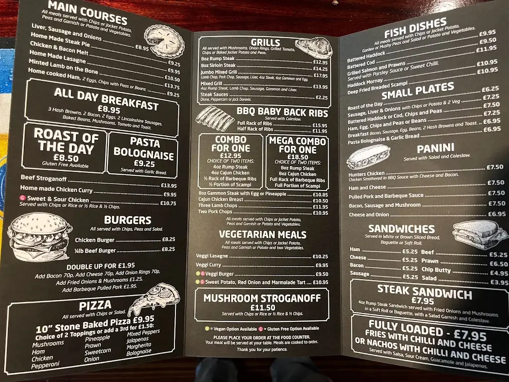 Menu_The Punch Bowl_Cleethorpes_image_2