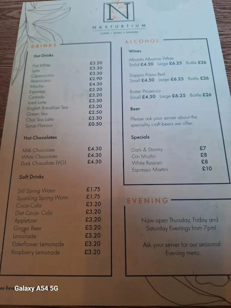 Menu_Nasturtium Bistro & Restaurant_Cleethorpes_image_3