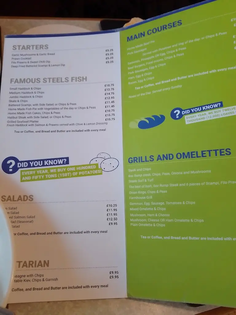 Menu_Steels Corner House Restaurant_Cleethorpes_image_4