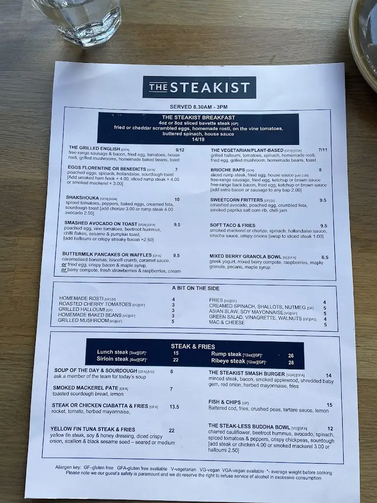 Menu_The Steakist Bistro & Grill_Arundel_image_2