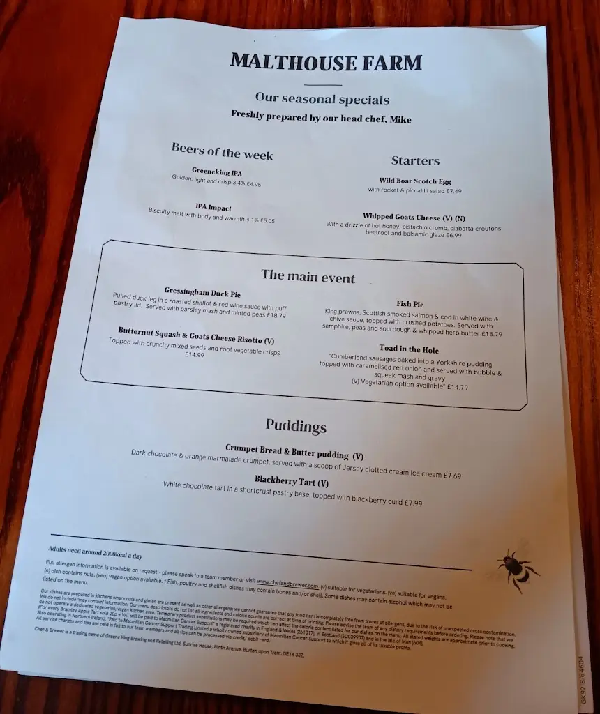 Menu_Malthouse Farm Pub_Clayton-le-Woods_image_4