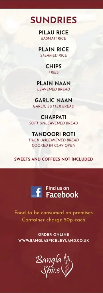 Menu_Bangla Spice Brasserie_Clayton-le-Woods_image_4