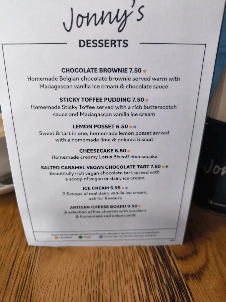 Menu_Jonny's Arundel_Arundel_image_3