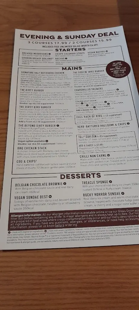 Menü_Buckshaw Harvester_Clayton-le-Woods_Bild_2