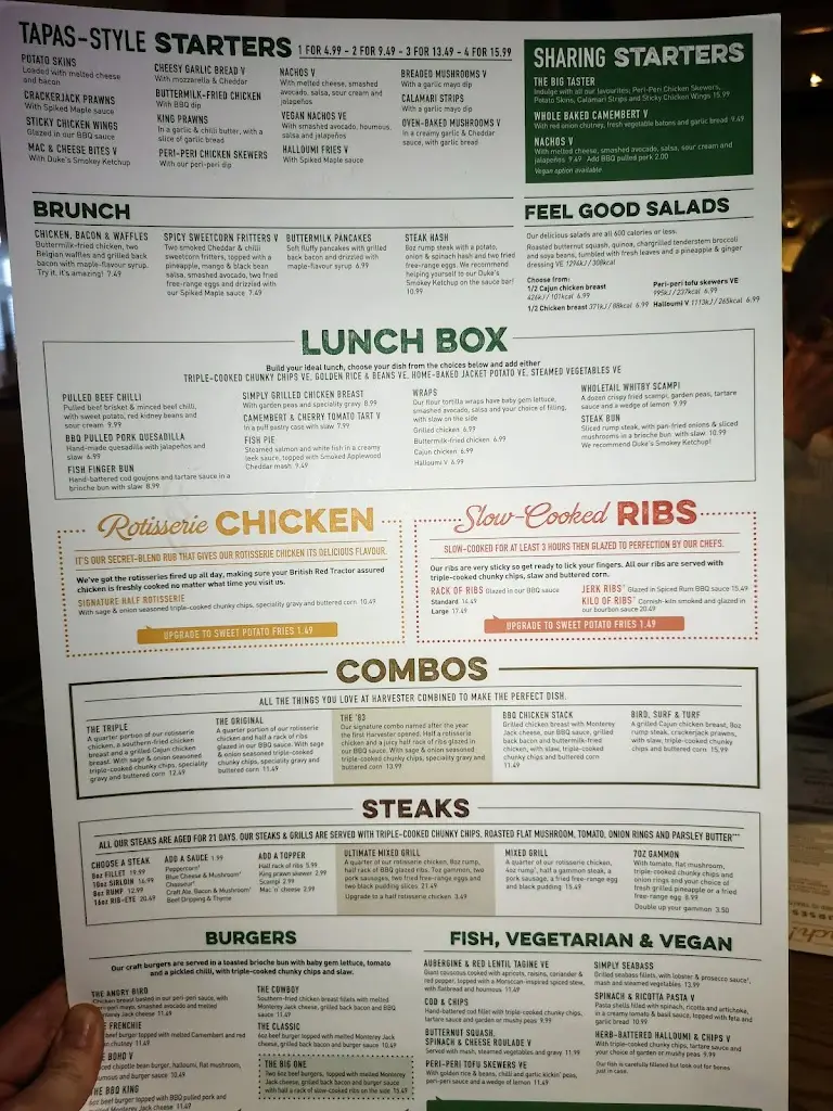 Menü_Buckshaw Harvester_Clayton-le-Woods_Bild_4