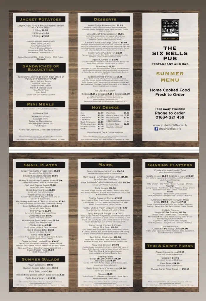Menu_Six Bells_Cliffe_image_1
