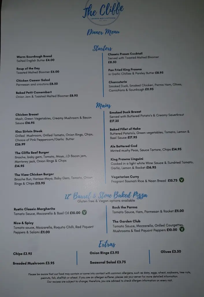 Menu_The Cliffe Lounge Bar & Kitchen_Cliffe_image_2