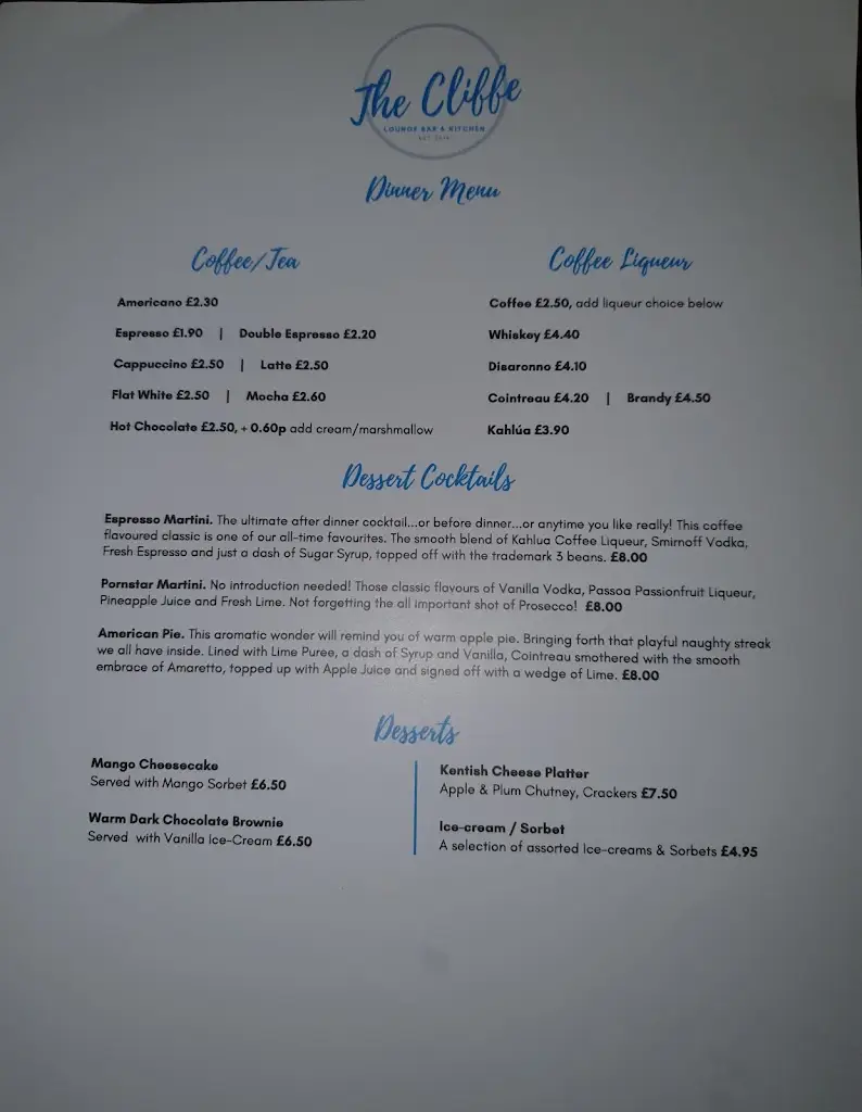 Menu_The Cliffe Lounge Bar & Kitchen_Cliffe_image_3