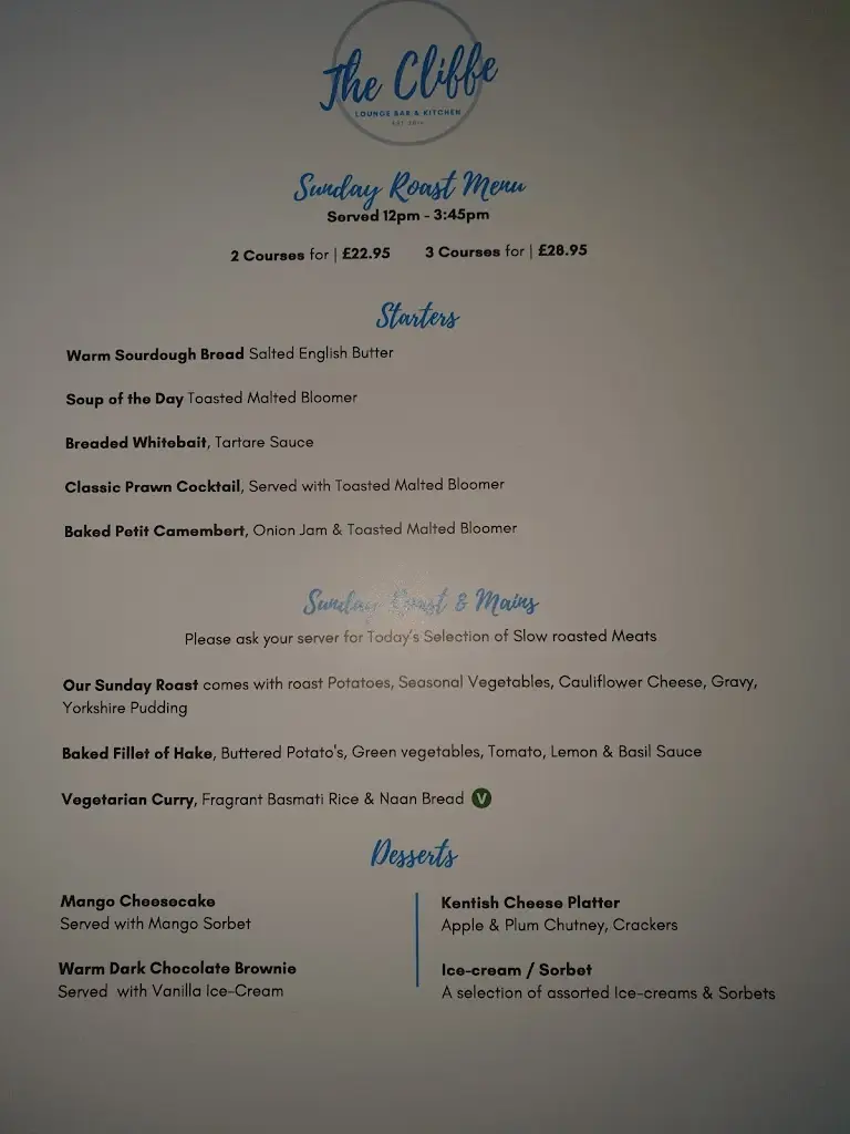 Menu_The Cliffe Lounge Bar & Kitchen_Cliffe_image_4