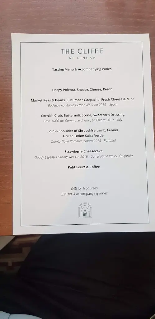 Menu_The Cliffe at Dinham_Cliffe_image_4