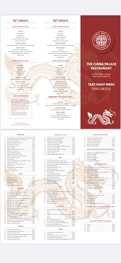 Menu_China Palace Arundel_Arundel_image_4