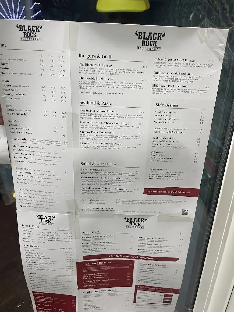 Menu_Black Rock Restaurant_Clacton-on-Sea_image_1