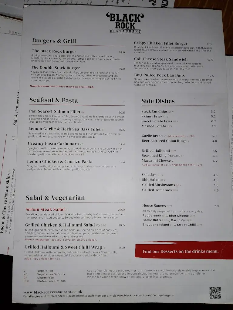 Menu_Black Rock Restaurant_Clacton-on-Sea_image_2