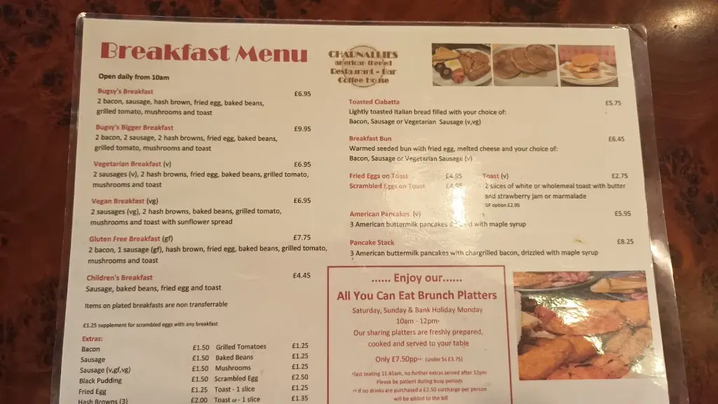 Menu_Charnallies Restaurant & Bar_Clacton-on-Sea_image_1