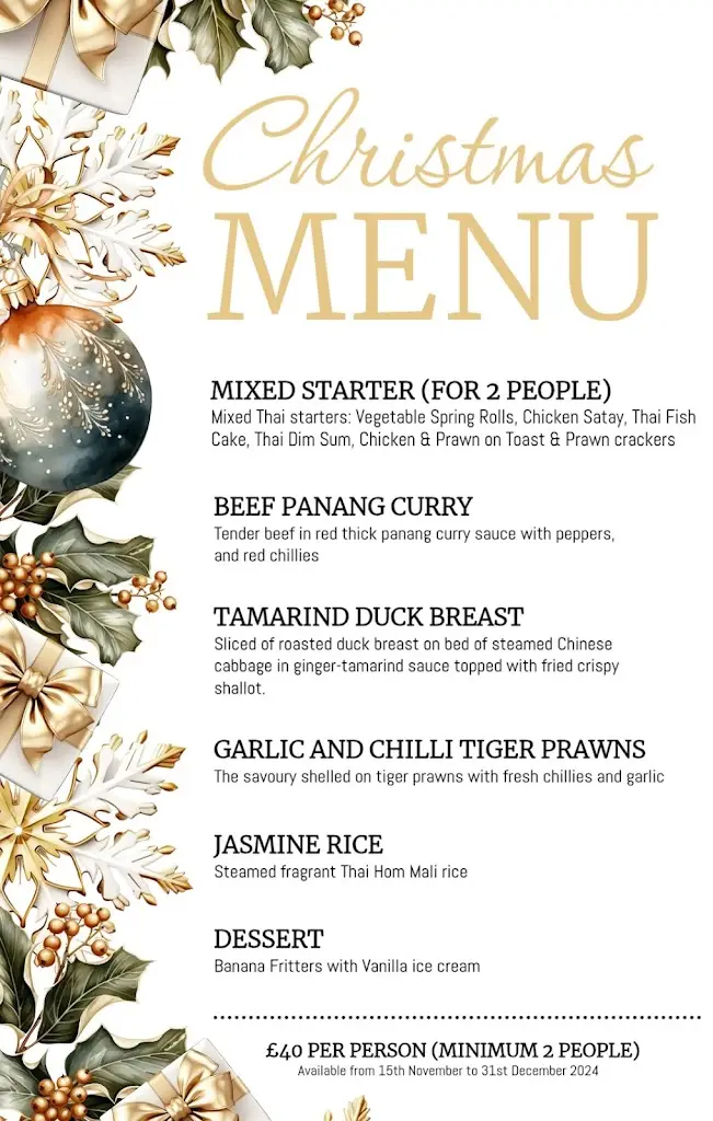 Menu_Thai Vintage Restaurant_Clacton-on-Sea_image_2